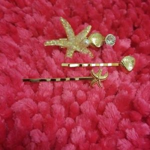 🎉SALE 3 SETS FOR $15 🎉 Hair Pin Starfish